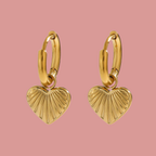 Amora Heart Hoops
