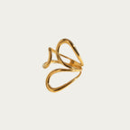 byLamari Anouk Ring - Ring aus Edelstahl, wasserfest, Gold
