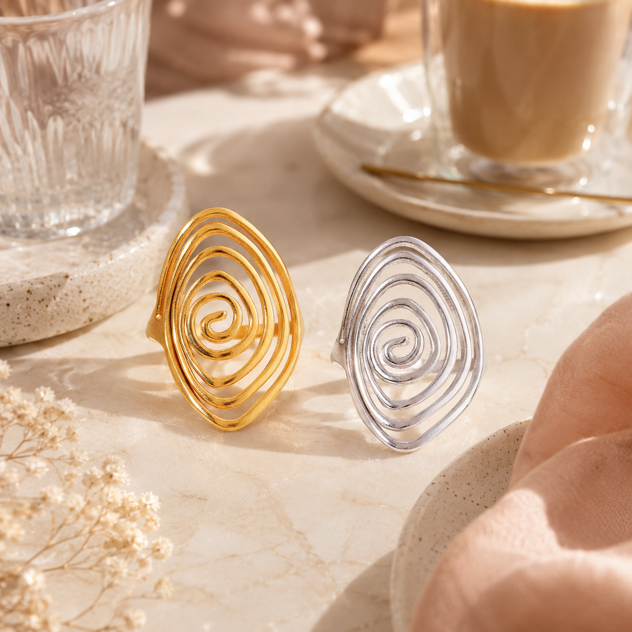 Spiral Glow Ring