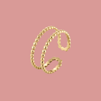 Golden Bead Ring