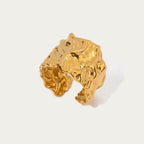byLamari Greta Ring - Ring aus Edelstahl, wasserfest, Gold