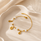 Pearl Charm Bracelet