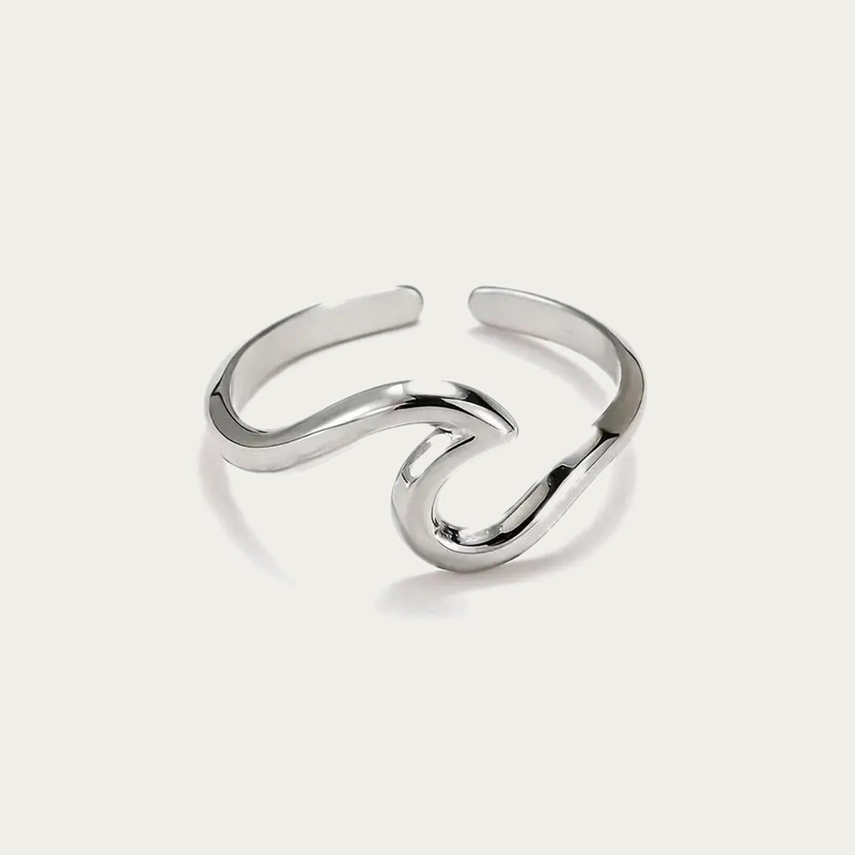 byLamari Pia Ring - Ring aus Edelstahl, wasserfest, Silber