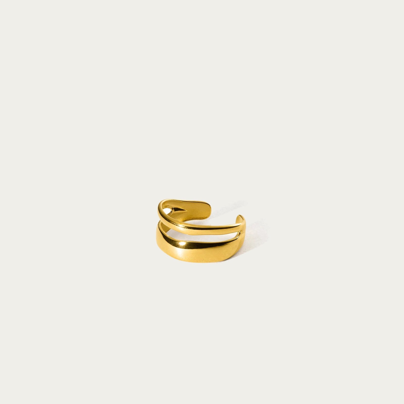 byLamari Ronja Ring - Ring aus Edelstahl, wasserfest, Gold