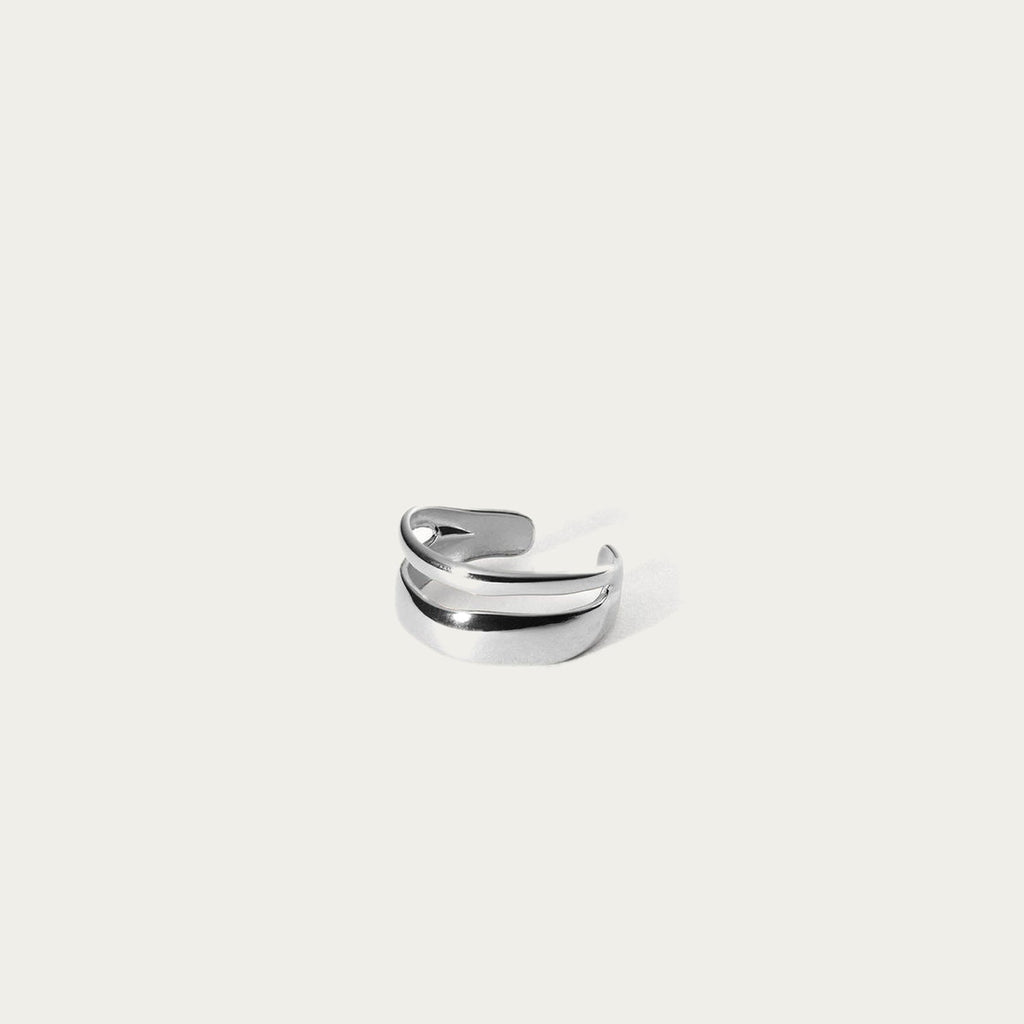 byLamari Ronja Ring - Ring aus Edelstahl, wasserfest, Silber