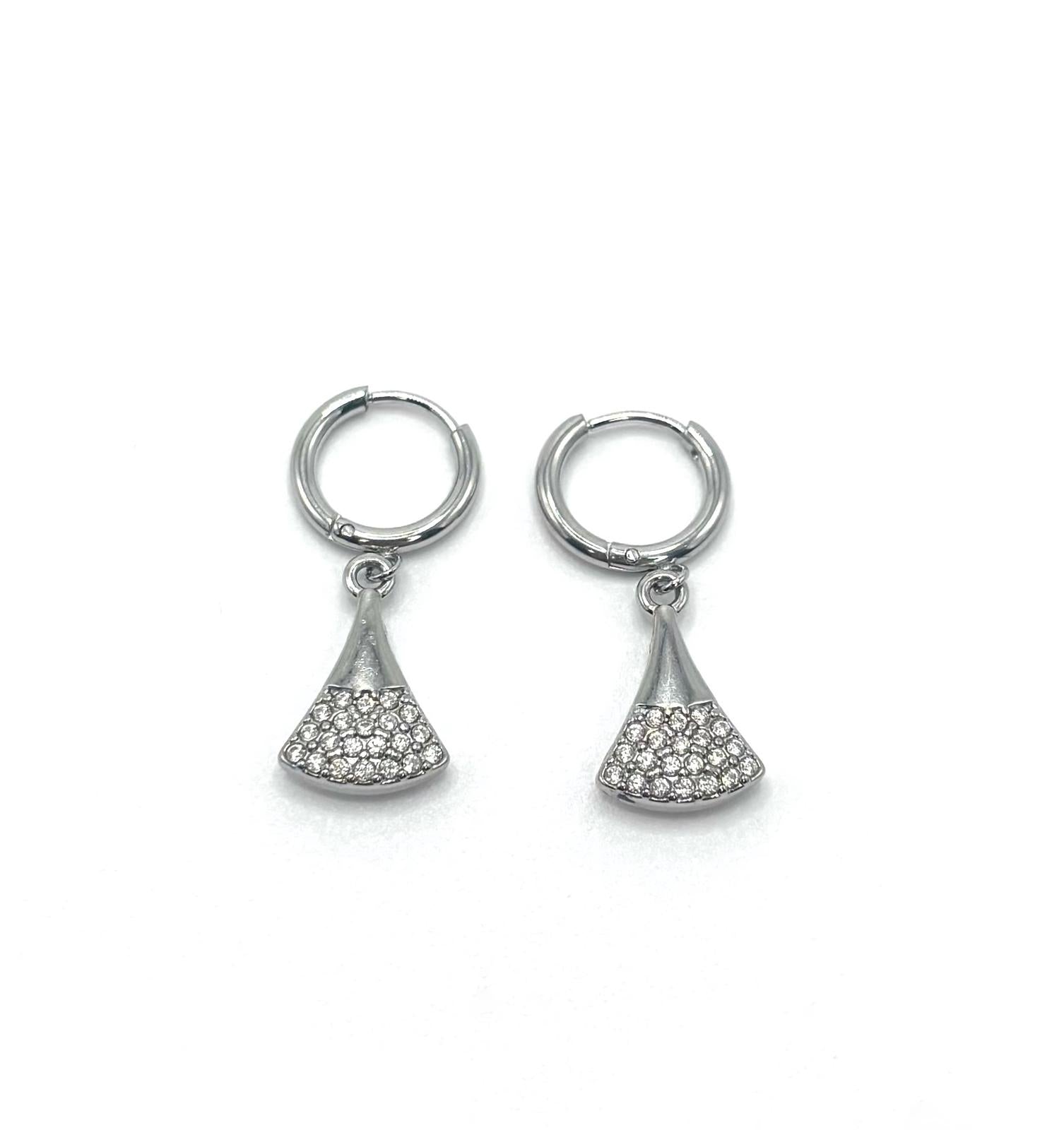 Silver Spark Drop – Ohrringe