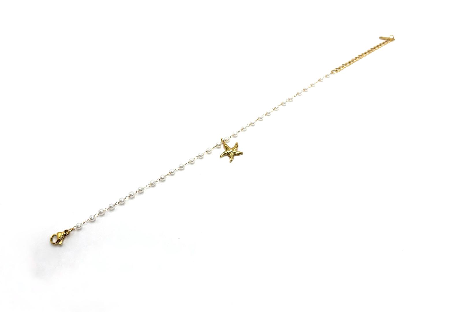 Pearl Starfish Bracelet