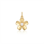 Blüte Charm in Gold