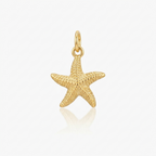 Seestern Charm in Gold