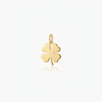 Kleeblatt Charm in Gold