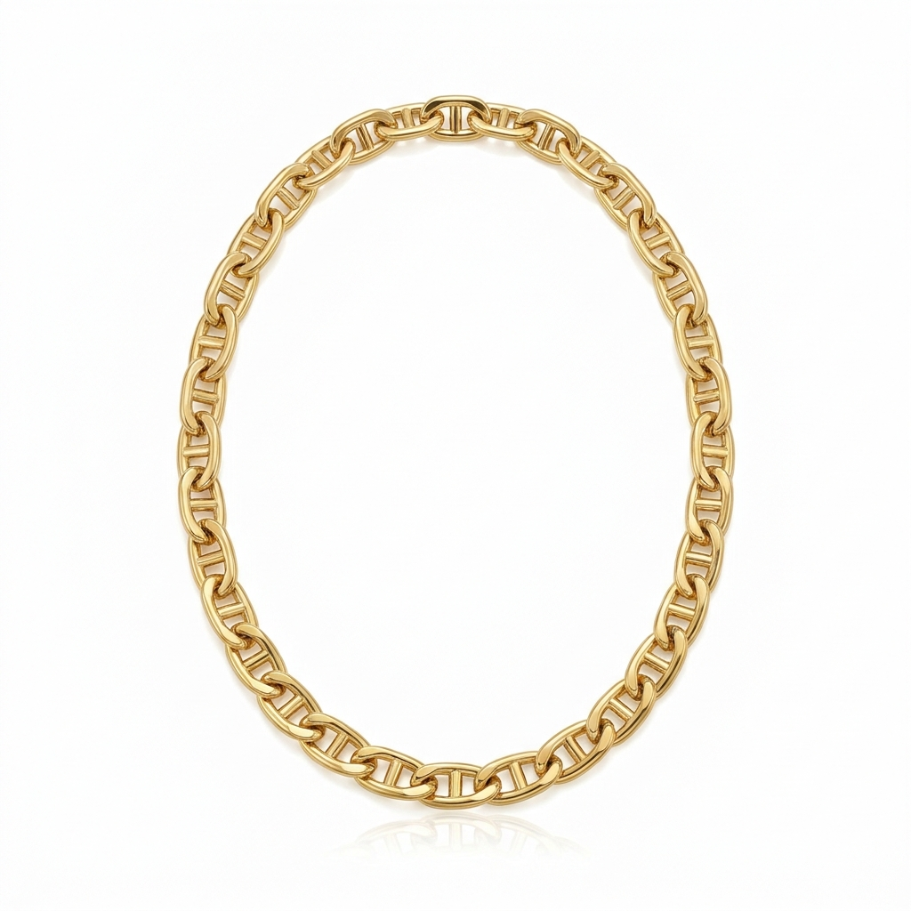 Mina Ankerkette in Gold