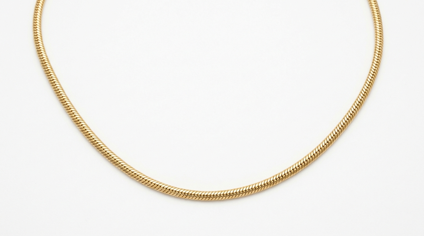 Schlangenkette in Gold